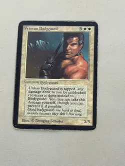 MTG Veteran Bodyguard Alpha Magic the Gathering - Image 1