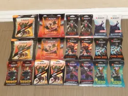 Magic The Gathering 36X OLD Draft Booster Pack NEW SEAL MINT! - Image 1