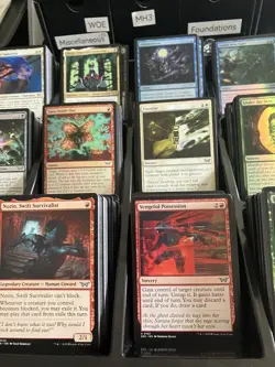1600+ MTG Duskmourn: House of Horrors bulk lot R/C/U standard and foil. - Image 4