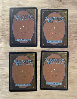 VINTAGE X4 MTG Forest Land 347 Invasion Magic the Gathering Illus By John Avon - Image 2