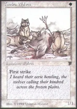 Tundra Wolves LP, French MTG Legends - Image 1