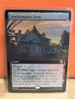 Magic: The Gathering TMT RF 0280 Northampton Farm (Extended Art) Foil TMNT - Image 1