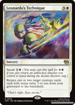 Leonardo's Technique [TMT - 18] - NM [Foil] TCG MTG - Image 1