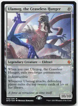 Ulamog, the Ceaseless Hunger *Foil* BFZ 15 NM-LP - Image 1