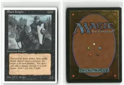 Black Knight Fourth Edition Magic: The Gathering Uncommon Lightly Played - Image 3