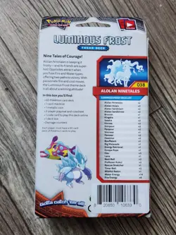 FactorySealed ~ Pokemon TCG Sun & Moon Burning Shadows Theme Deck Luminous Frost - Image 3