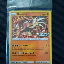 Groudon [Legendary Pokemon Stamp] 81/168 Gamestop Promo SEALED - Image 2