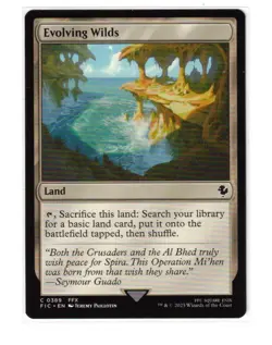 MTG - NM - Evolving Wilds - Commander: Final Fantasy 389 - Image 1