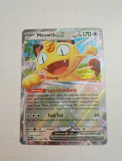 Pokemon TCG Meowth EX 062/088 Perfect Order Holo Double Rare English - Image 1