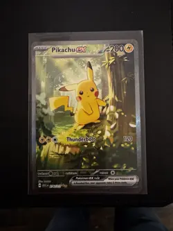 Pikachu ex 276/217-Ascended Heroes Pokemon Special Illustration Rare Holo NM - Image 1