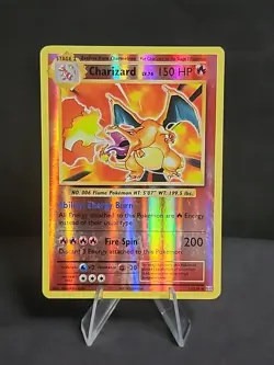 Pokemon Charizard 11/108 Evolutions Reverse Holo Rare 150 MP - Image 1