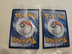 2 Pikachu 025/165 Pokemon Holiday Calendar Snowflake Stamped Holo Lot - Image 5