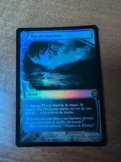 MTG Magic the Gathering Spanish River of Tears Future Sight Foil Card - Image 1