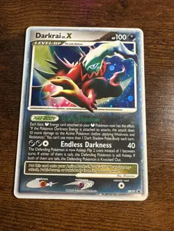 Pokemon TCG Darkrai LV.X DP19 Ultra Rare Diamond & Pearl Promo Card HP - Image 1