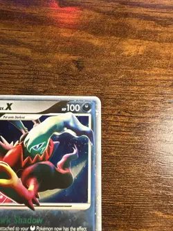 Pokemon TCG Darkrai LV.X DP19 Ultra Rare Diamond & Pearl Promo Card HP - Image 3