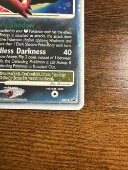 Pokemon TCG Darkrai LV.X DP19 Ultra Rare Diamond & Pearl Promo Card HP - Image 4