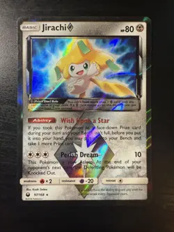 Jirachi Prism Star 97/168 - SM - Celestial Storm - Prism Rare - Pokemon TCG - LP - Image 1