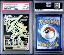 PM - 2022 - POKEMON SWSH SILVER TEMPEST - #TG29 - RAYQUAZA VMAX - PSA 10 - Image 3