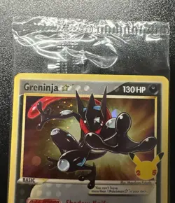 TCG POKEMON CELEBRATIONS GRENINJA GOLD STAR PROMO SWSH144 SEALED #1 - Image 3