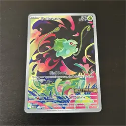 Pokemon TCG Bulbasaur 133/132 Me: Mega Evolution Illustration Rare Holo Stamped - Image 1