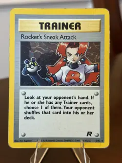 Pokemon Rocket's Sneak Attack 72/82 Team Rocket Unlimited Rare English - HP - Image 1