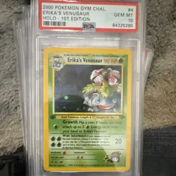 Pokemon Erika's Venusaur Gym Challenge 1st Edition Holo Rare PSA 10 90 HP 4/132 - Image 1