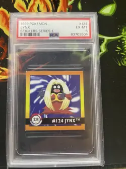 Pokemon 1999 Artbox Sticker #124 Jynx Series 1 Psa 6 - Image 1