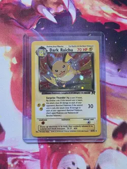Pokemon Dark Raichu 83/82 Holo Secret Rare Team Rocket - Image 1