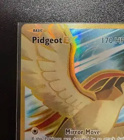 2016 Pokemon Pidgeot EX TCG Full Art Ultra Rare Holo Card 104/108 XY Evolutions - Image 2