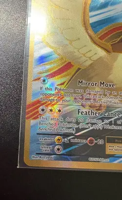 2016 Pokemon Pidgeot EX TCG Full Art Ultra Rare Holo Card 104/108 XY Evolutions - Image 5