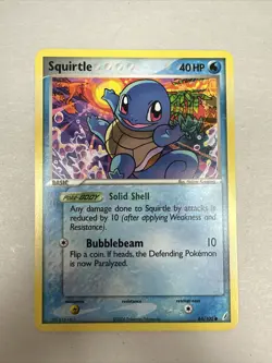 Pokemon TCG Squirtle EX Crystal Guardians 64/100 Regular Common - Image 1