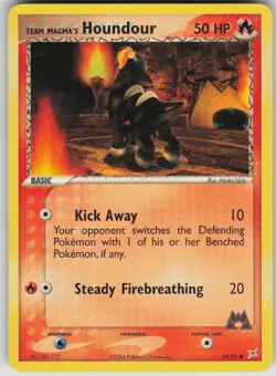 Pokemon TCG Team Magma's Houndour - Common Team Magma vs Team Aqua 63/95 - Image 1