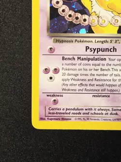 Dark Hypno 9/82 Rare Holo Pokemon 2000 Team Rocket Unlimited TCG - Image 5