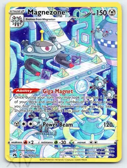 Magnezone GG18/GG70 Pokemon Crown Zenith Galarian Gallery Trainer Gallery Rare - Image 1