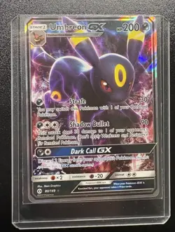 Umbreon GX 80/149 Sun & Moon Base Set Ultra Rare Holo NM Pokemon - Image 5