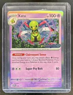 2023-25 Pokemon SV Black Star Promos Xatu Staff VAR #059b - Image 1