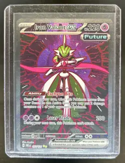 2025 Pokemon Prismatic Evolutions Iron Valiant ex #157/131 - Image 1