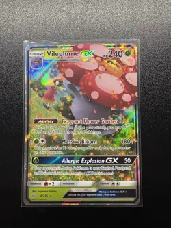 Vileplume GX Holo Pokemon SM Cosmic Eclipse 4/236 NM - Image 4