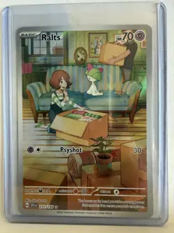 Ralts 211/198 NM Illustration Rare Scarlet & Violet Base Set Pokemon TCG - Image 1