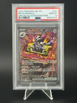 Pokemon Revavroom ex 224/197 Obsidian Flames Special Illustration Rare PSA 10 - Image 1