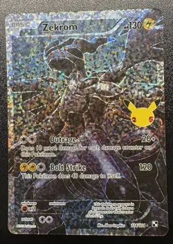 2021 Pokemon SWSH Celebrations Zekrom Classic Collection #114/114 #1 - Image 1