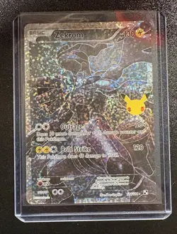 2021 Pokemon SWSH Celebrations Zekrom Classic Collection #114/114 #1 - Image 4