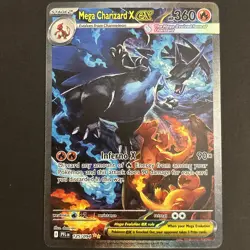 Pokemon TCG Mega Charizard X ex 125/094 Phantasmal Flames Holo SIR NM - Image 1