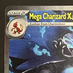 Pokemon TCG Mega Charizard X ex 125/094 Phantasmal Flames Holo SIR NM - Image 2