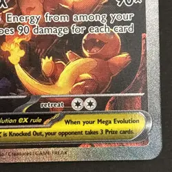Pokemon TCG Mega Charizard X ex 125/094 Phantasmal Flames Holo SIR NM - Image 5