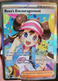Rosa’s Encouragement 123/088 Perfect Order Special Illustration Rare Pokemon TCG - Image 1