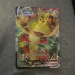 Pokemon Meowth VMAX Promo Full Art Holo SWSH005 Sword & Shield 300 HP English - Image 1