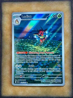 Pokemon Ledian 144/142 Stellar Crown Illustration Rare Holo NM - Image 1