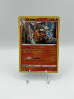 Pokemon Charizard 010/078 Holo Rare Pokemon GO NM - Image 1