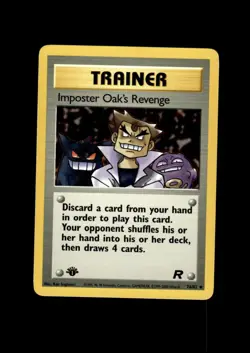 2000 Pokemon TR 1st Edition: # 76 Imposter Oaks Revenge NM-MT OR BETTER - Image 1